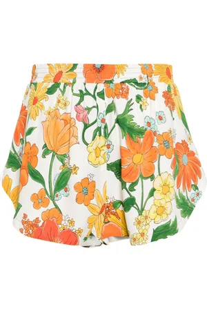 Stella McCartney Floral-print track shorts