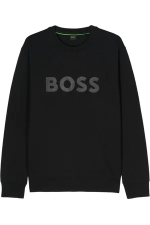 HUGO BOSS Logo-appliqué cotton sweatshirt