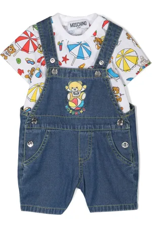 Moschino Denim dungarees set