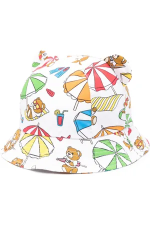 Moschino Mix-print cotton bucket hat