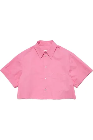 Maison Margiela Logo-embroidered cotton shirt