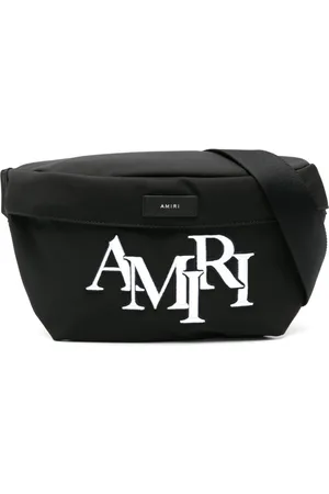 AMIRI Staggered logo-embroidered belt bag