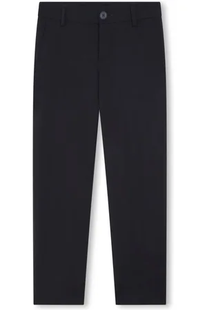 HUGO BOSS Mid-rise straight-leg trousers