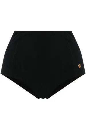 VERSACE Barocco-jacquard bikini bottoms