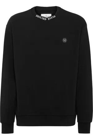 Philipp Plein Logo-embroidered crew-neck sweatshirt