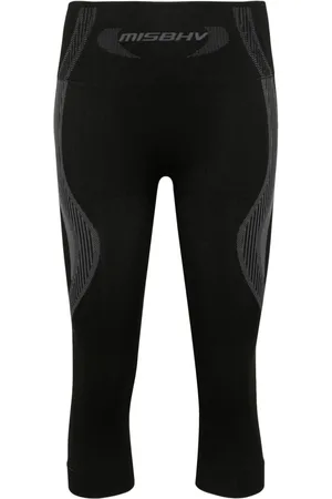 MISBHV Jacquard cropped compression leggings