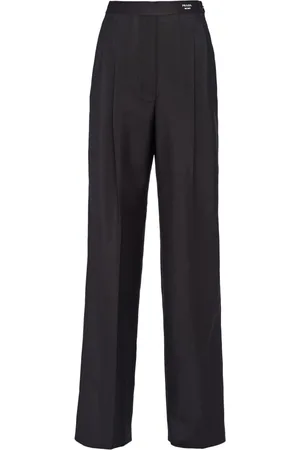Prada Kid-mohair tailored trousers