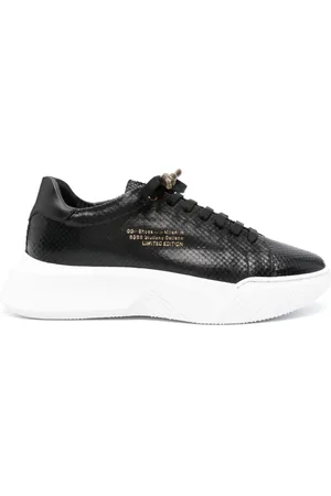 Giuliano Galiano Python leather sneakers