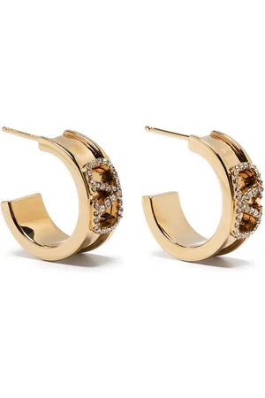 VALENTINO GARAVANI VLogo crystal-embellished earrings