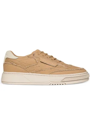 Reebok Club C frayed-trim sneakers
