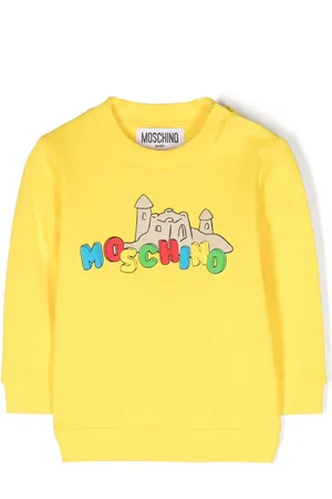 Moschino Logo-print cotton sweatshirt