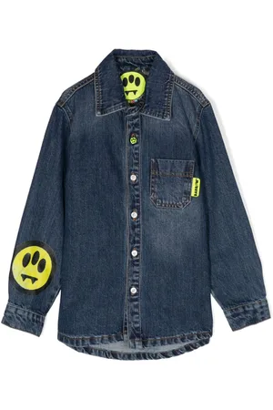 BARROW Logo-print denim jacket