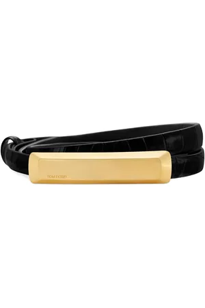Tom Ford Logo-engraved leather belt