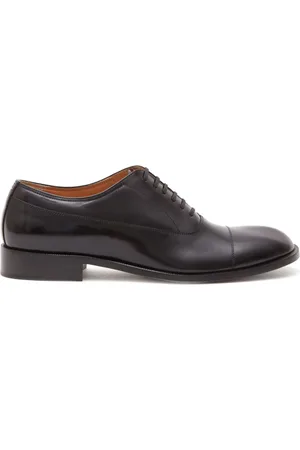 Maison Margiela Waxed leather Oxford shoes
