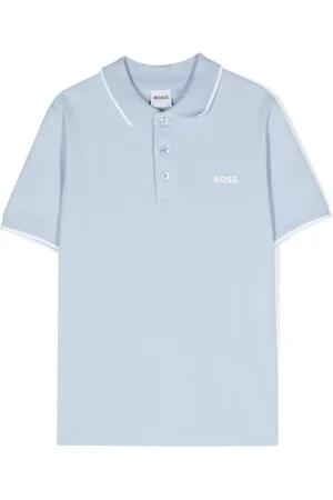 HUGO BOSS Logo-print cotton polo shirt