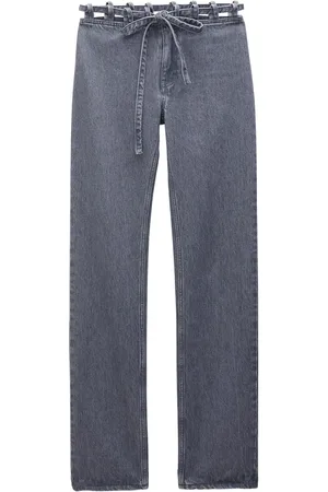 Filippa K Lace-waist straight-leg jeans