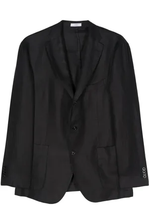 Boglioli Single-breasted linen blazer