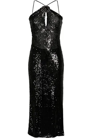 Ilkyaz Ozel Sequinned midi dress