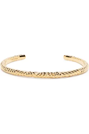 Missoma Wavy Ridge open-cuff bracelet