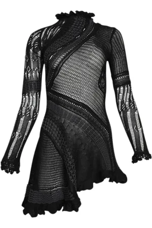 Roberta Einer Ali crochet-knit minidress
