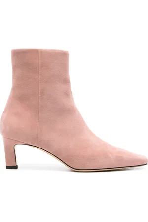 Scarosso Kitty 50mm suede ankle boots