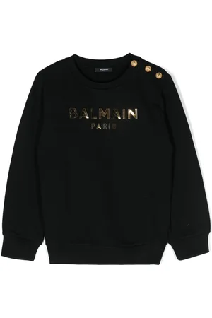 Balmain Logo-print cotton sweatshirt