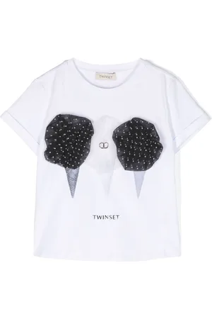 Twin-Set Ice Cream-print cotton T-shirt