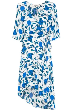 Diane von Furstenberg Crepe mini wrap dress