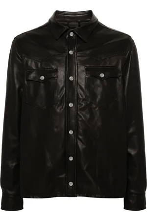 GIORGIO BRATO Leather shirt jacket