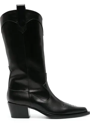 Scarosso Dolly 50mm leather boots