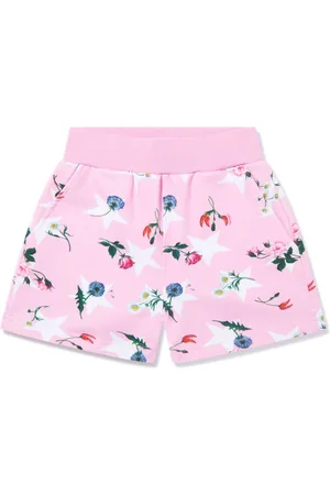 MONNALISA Graphic-print cotton-blend shorts