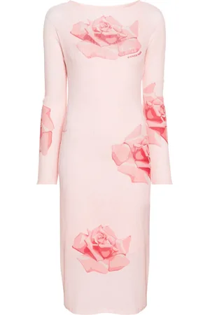 Kenzo Plissé midi dress