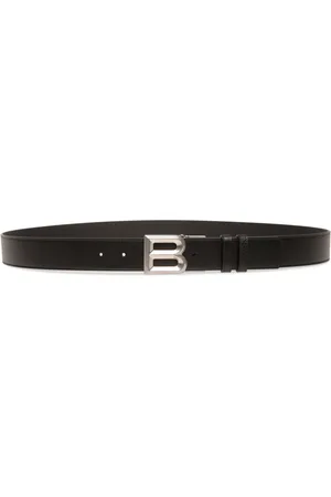 Bally Logo-buckle leather belt