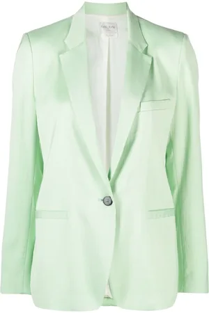 FORTE FORTE Single-breasted satin blazer