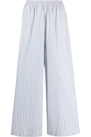 FORTE FORTE Wide-leg striped trousers