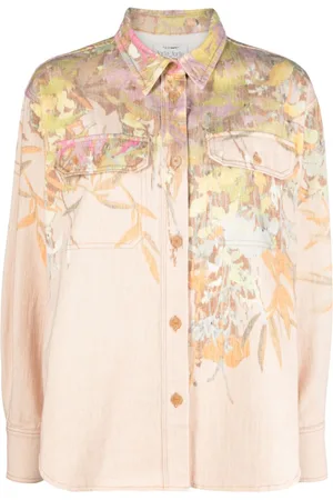 FORTE FORTE Floral-pattern cotton shirt
