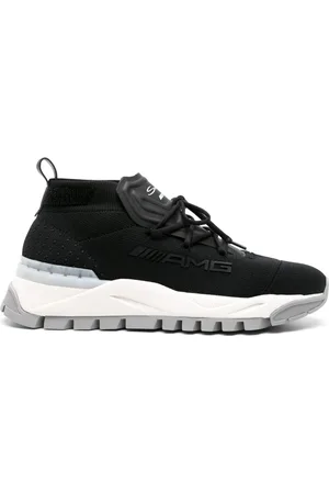 santoni X AMG elasticated-panel sneakers