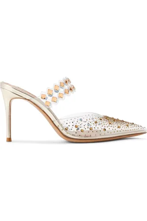 Nícoli Farrow crystal-embellished leather sandals