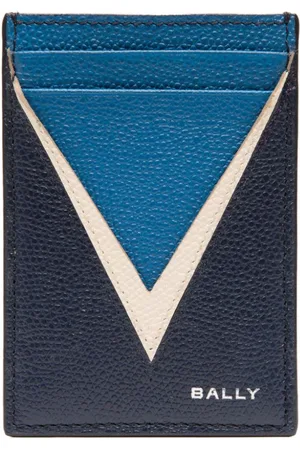 Bally Logo-stamp leather cardholder