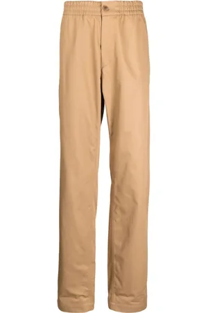 Maison Kitsuné Mid-rise straight-leg trousers