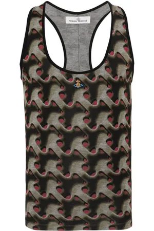 Vivienne Westwood Embroidered-Orb logo vest