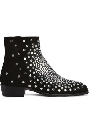 Giuseppe Zanotti Fabyen crystal-embellished suede boots
