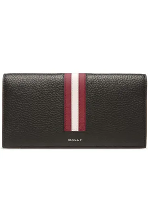 Bally Stripe-trim leather wallet