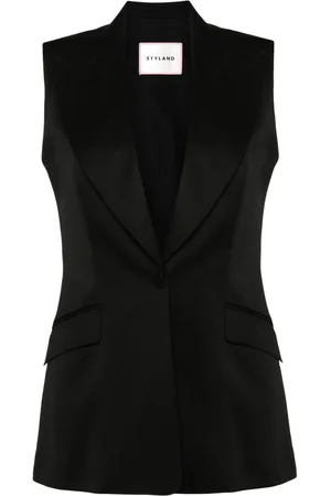 Styland V-neck buttoned waistcoat