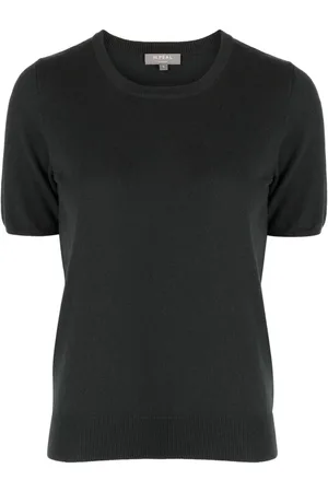 N.PEAL Short-sleeved cashmere top