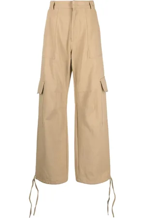 Moschino Logo-embroidered cargo palazzo pants
