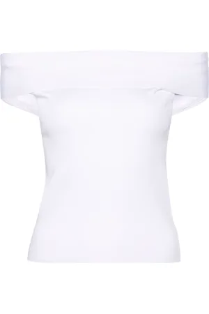 Fabiana Filippi Off-shoulder fine-ribbed top
