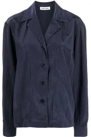 Low Classic Camp-collar crinkled shirt