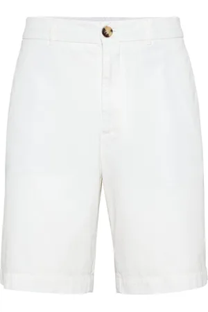 Brunello Cucinelli Knee-length twill Bermuda shorts