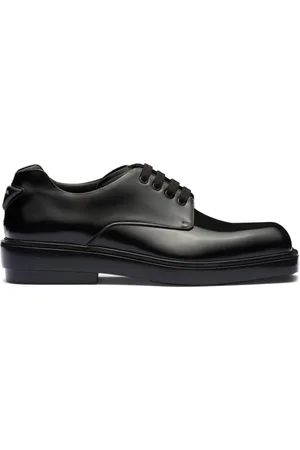 Prada Fender leather Derby shoes